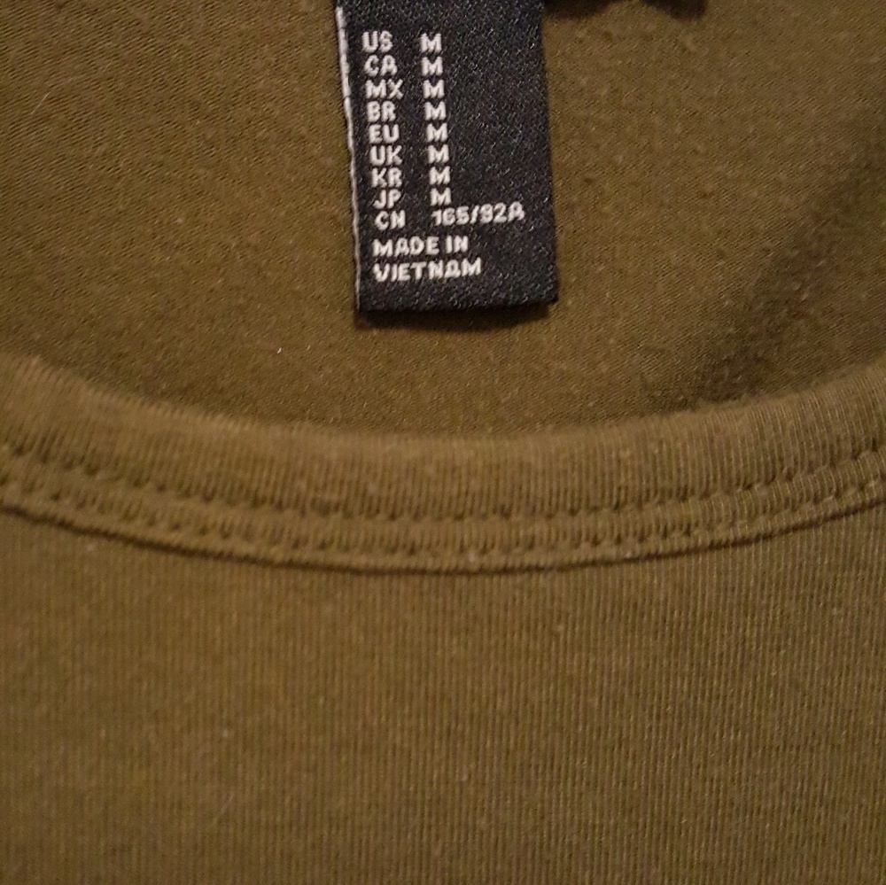 Army green body suit